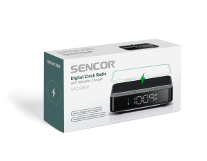 Радиочасовник с безжично зарядно устройство Sencor SRC 6800