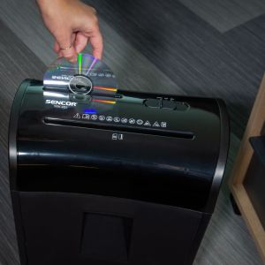 Унищожител на документи тип Шредер SENCOR SSK 482, хартия