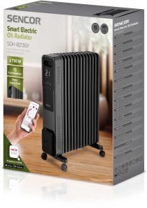 Електрически маслен радиатор SENCOR SOH 8213GY Smart 