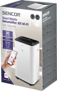 Смарт изсушител за въздух / влагоуловител  SENCOR SDH 3028WH 30л. Wi-Fi