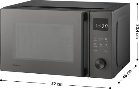 Микровълнова фурна с грил и функция фритюрник с горещ въздух Sencor SMW 6025BK