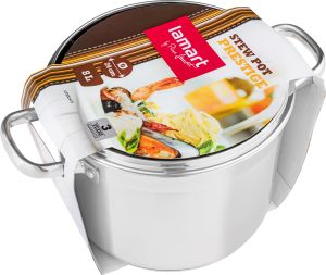 Тенджера с капак LAMART LTSS2418 PRESTIGE, 24 х 18 см., 7,9 л.