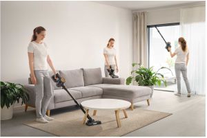 Вертикална безжична прахосмукачка SENCOR SVC 7222BK 3-в-1 