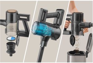 Вертикална безжична прахосмукачка SENCOR SVC 7222BK 3-в-1 