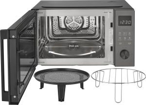 Микровълнова фурна с грил и функция фритюрник с горещ въздух Sencor SMW 6025BK