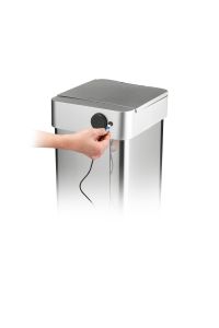 Сензорен кош за отпадъци LAMART LT8128 SENSOR, USB зареждане, 40 литра 